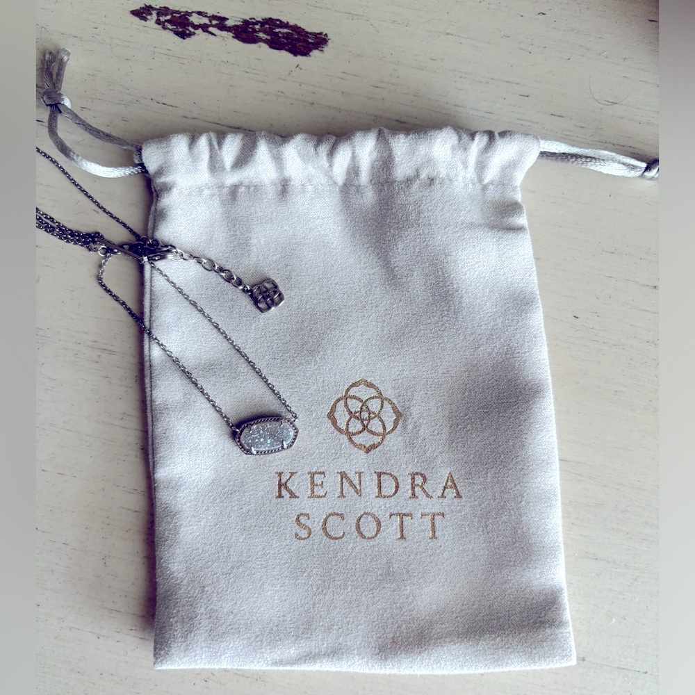 Kendra Scott Elisa Iridescent Druzy Necklace